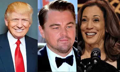 Leonardo - kamala - trump
