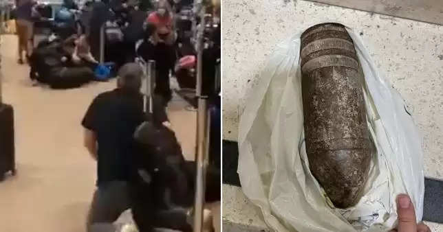 tourists-brought-an-unexploded-shell-to-airport